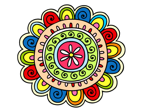 Dibujo Mandala alegre pintado por BiancaSOk