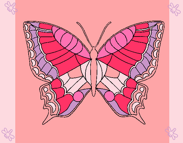 Dibujo Mariposa 16 pintado por Camitini