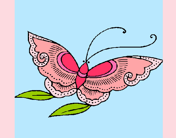 Dibujo Mariposa 8a pintado por Camitini