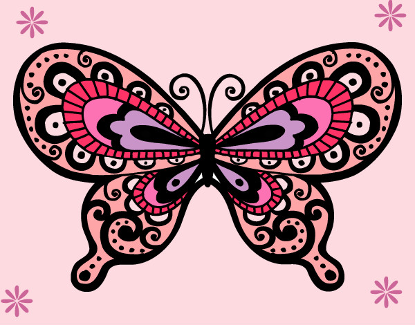 Dibujo Mariposa bonita pintado por Camitini
