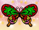 Dibujo Mariposa bonita pintado por saritamu