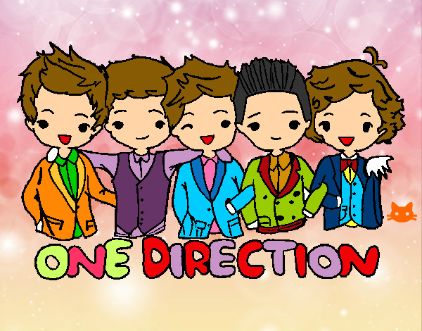 Dibujo One direction pintado por KarmenJB