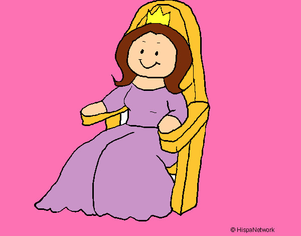 Dibujo Princesa en el trono pintado por Carli_love