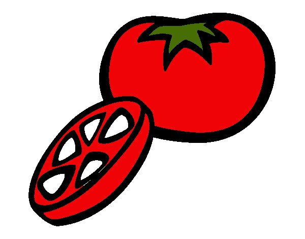 Dibujo Tomate pintado por fiorela_15