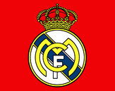 Dibujo Escudo del Real Madrid C.F. pintado por moe9950