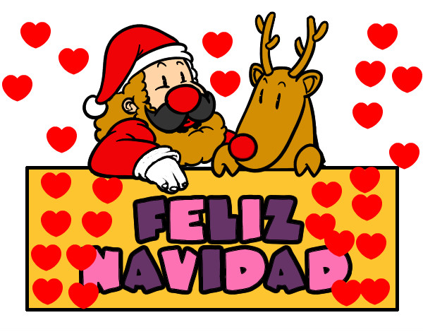 Dibujo Felices navidades pintado por jchuqui