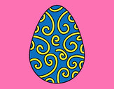 Dibujo Huevo decorado pintado por jorge312