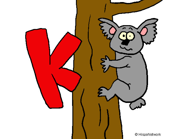Dibujo Koala 1 pintado por jeremyo
