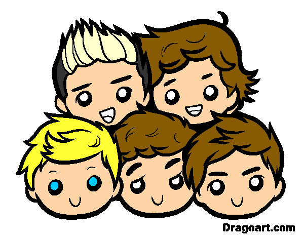Dibujo One Direction 2 pintado por lightning