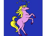 Dibujo Unicornio pintado por llenifer