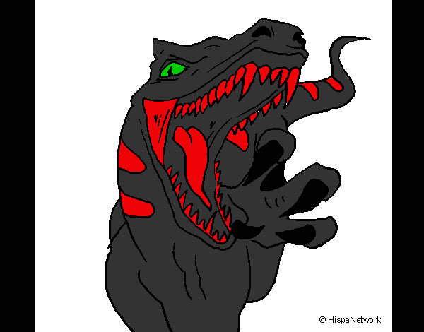 Dibujo Velociraptor II pintado por aymantouit