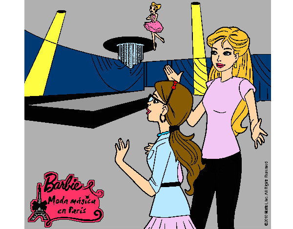 Dibujo Barbie descubre a las hadas mágicas pintado por Camitini