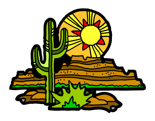 Dibujo Desierto de Colorado pintado por Emi0531