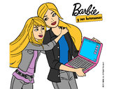 Dibujo El nuevo portátil de Barbie pintado por angel989