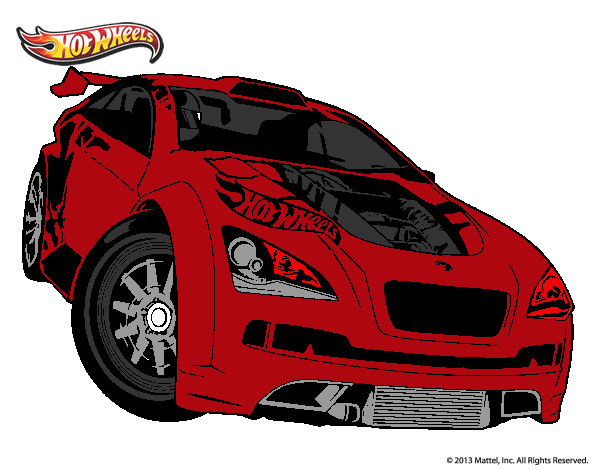 Dibujo Hot Wheels Megane Trophy pintado por yahir23