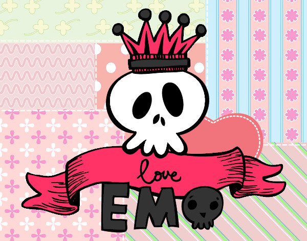 Dibujo Love Emo pintado por natalya