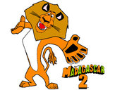 Dibujo Madagascar 2 Alex 2 pintado por carlos50
