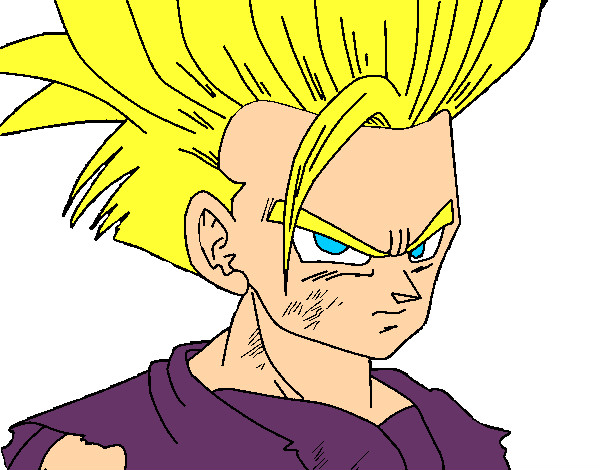 Dibujo Son Gohan pintado por Arcel