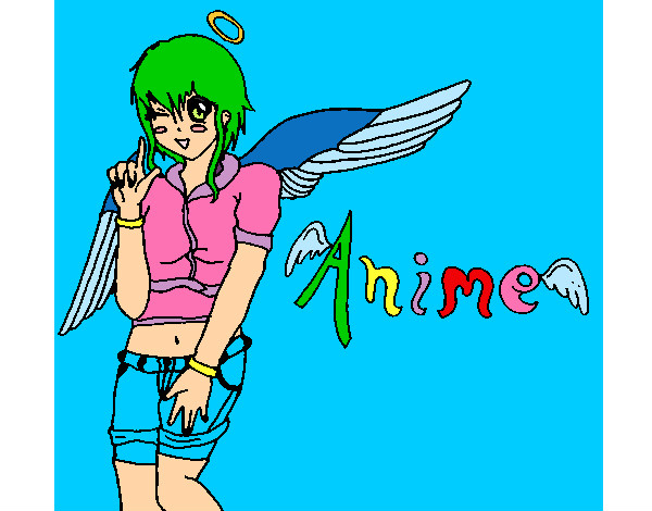 Dibujo Anime pintado por Myreyana