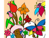 Dibujo Fauna y flora pintado por yulianaaaa