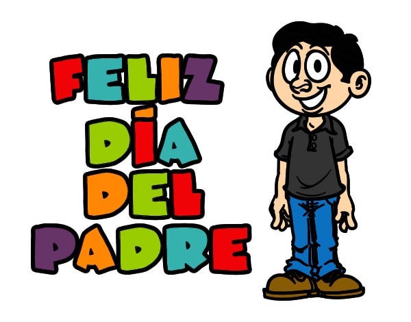 Dibujo Feliz día del padre pintado por javibravo