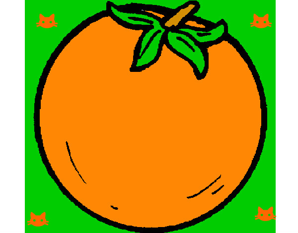 Dibujo naranjas pintado por naruto231