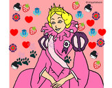 Dibujo Princesa real pintado por princezit