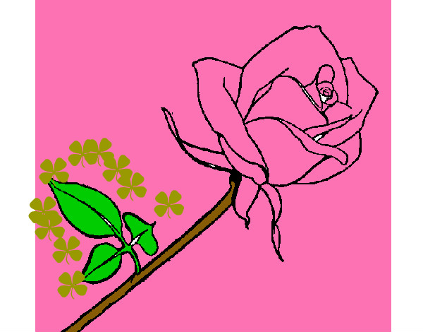 Dibujo Rosa pintado por pitufi