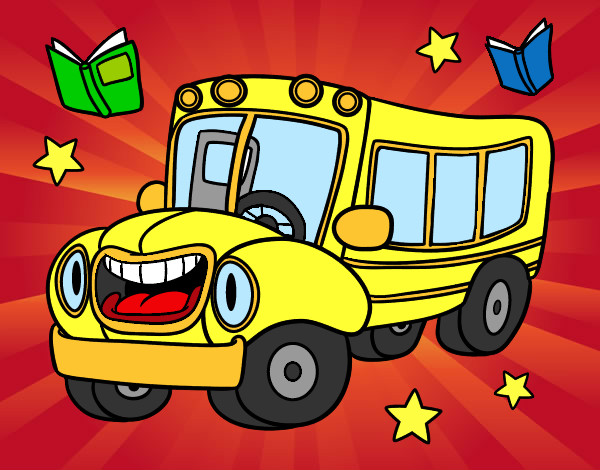 Dibujo Autobús animado pintado por MAITCU