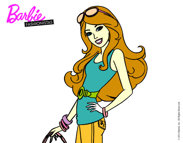 Dibujo Barbie casual pintado por Abejitaa 