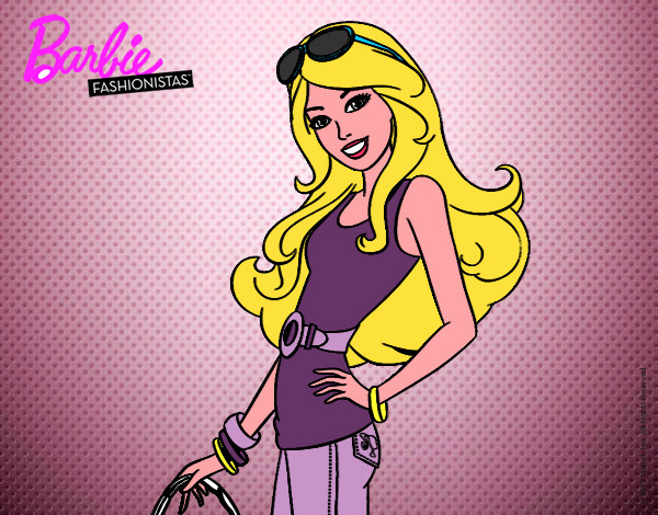 Dibujo Barbie casual pintado por Ally12