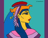 Dibujo Faraón pintado por queyla