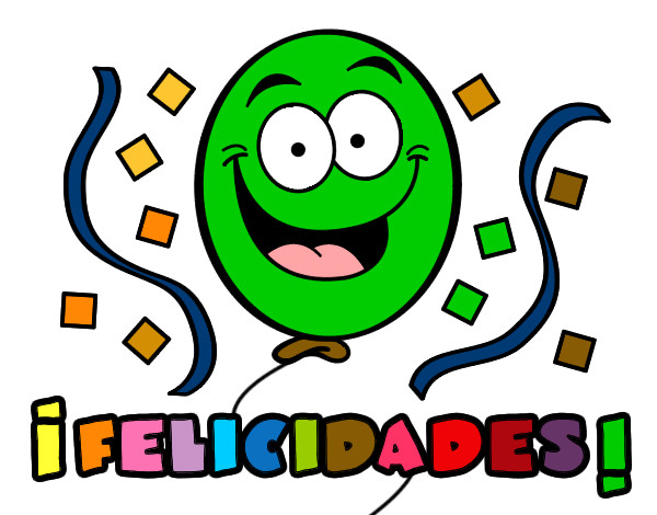 Dibujo Felicidades pintado por Dannyy