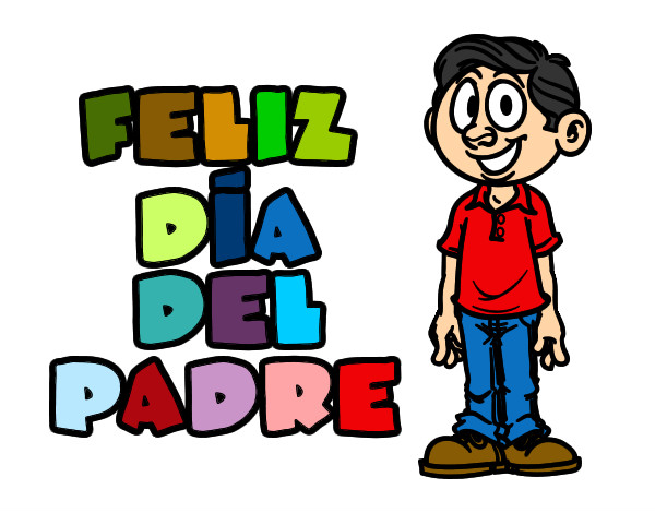 Dibujo Feliz día del padre pintado por Dannyy