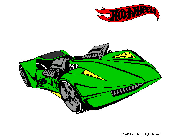 Dibujo Hot Wheels 4 pintado por Abigaib