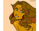 Dibujo Princesa amazónica pintado por yireth