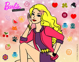 Dibujo Barbie súper guapa pintado por LokkaReino