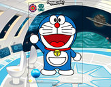 Dibujo Doraemon pintado por kurakali