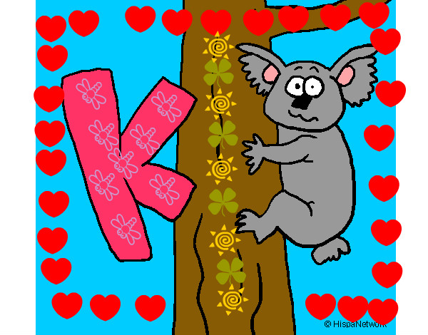 Dibujo Koala 1 pintado por ketza