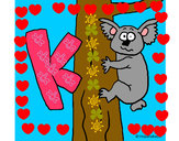 Dibujo Koala 1 pintado por ketza
