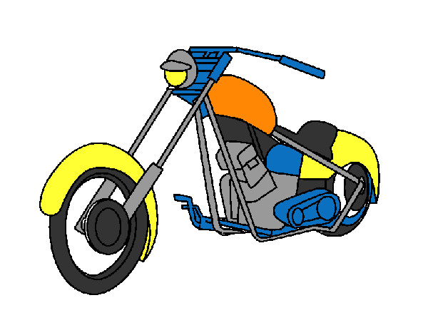 Dibujo Moto 1 pintado por johan302