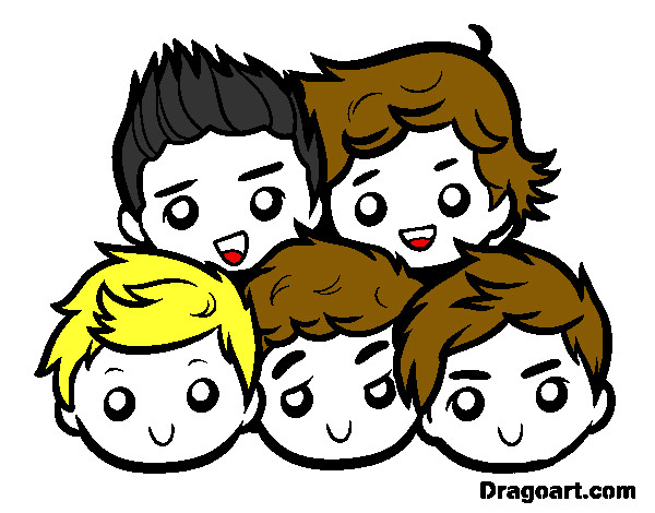 Dibujo One Direction 2 pintado por Audrey876