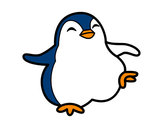 Dibujo Pingüino bailando pintado por sofia5lb