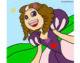 Dibujo Princesa risueña pintado por LokkaReino
