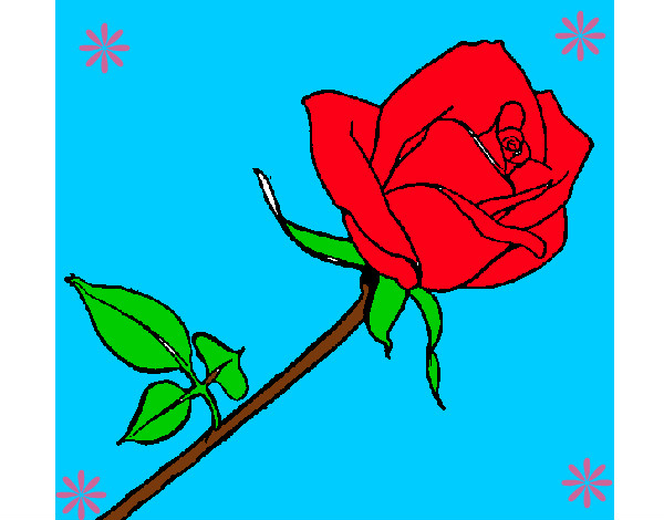 Dibujo Rosa pintado por chuliss