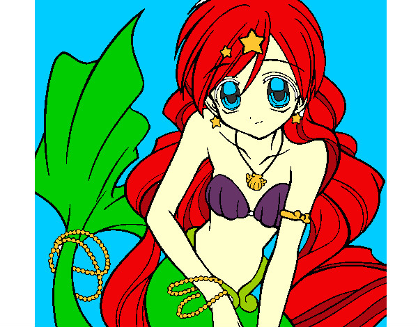 Dibujo Sirena 3 pintado por abbymoon