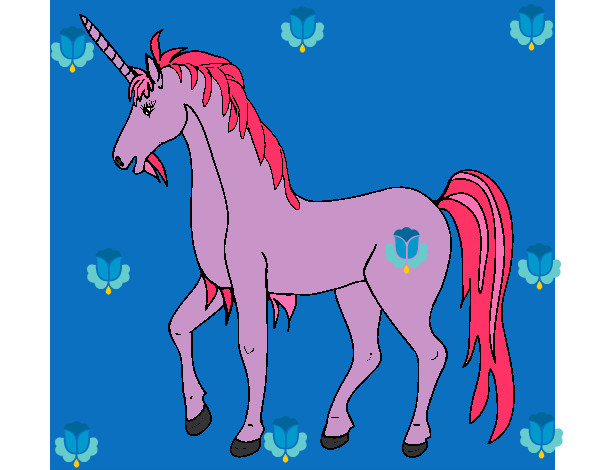 Dibujo Unicornio II pintado por Ximena5500