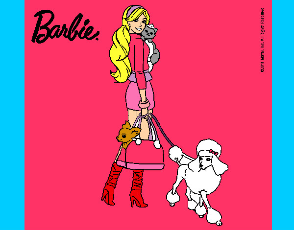 Dibujo Barbie elegante pintado por ivoslava