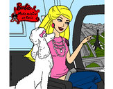 Dibujo Barbie llega a París pintado por rosesherez