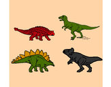 Dibujo Dinosaurios de tierra pintado por nikmame